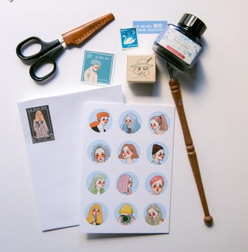 相遇 A6卡片 含貼紙信封