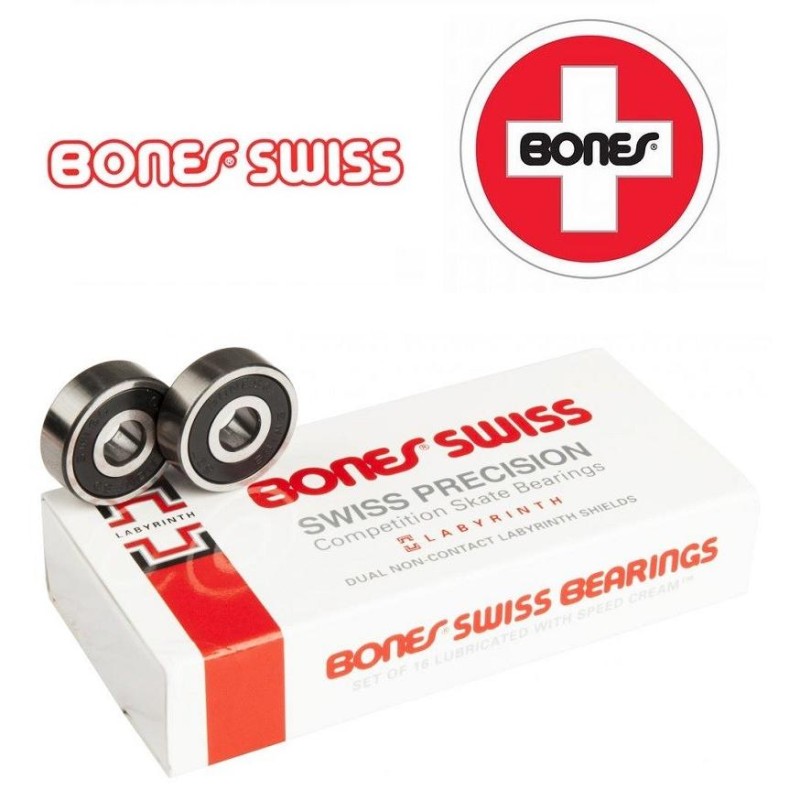 BONES SWISS BEARING ボーンズ スイス ベアリング OIL・8個入り SKATEBOARD BEARINGS ベアリング 日本正規品  スケボーベアリング ハイグレードベアリング 通販 LINEポイント最大0.5%GET LINEショッピング