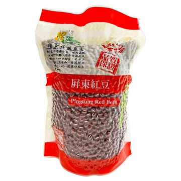 超賀 屏東紅豆 600g  台灣在地農產新鮮採收  無添加防腐劑及色素  工廠通過HACCP及ISO22000認證  1包