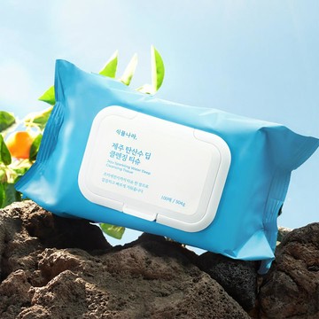Shingmulnara Jeju Sparkling Water Quick & Deep Cleansing Tissue 100 Sheets Double Pack