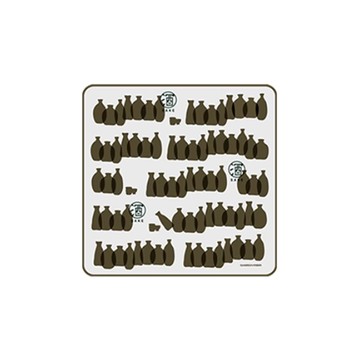 【日本霜山】多用途相機防撞百折布/百貼自黏收納布(40x40cm)-多色可選-清酒瓶