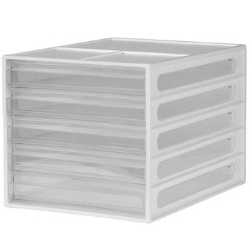 【龍品文創】樹德 DD-1205 桌上型資料櫃-白-1個