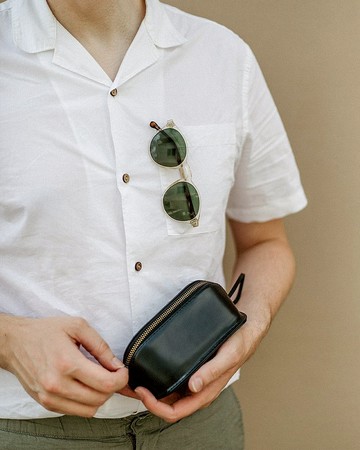 SAM 拉鏈眼鏡/墨鏡盒 黑色