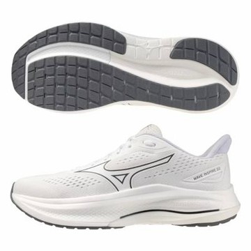 MIZUNO 美津濃 慢跑鞋 男鞋 運動鞋 緩震 2E楦 INSPIRE 白 J1GC264407