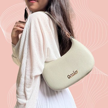 極簡肩背包  極輕量雙內袋小包 文青通勤百搭 質感日常