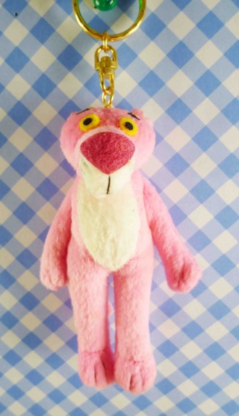 【震撼精品百貨】日本精品百貨-手機吊飾/鎖圈-頑皮豹系列-絨毛