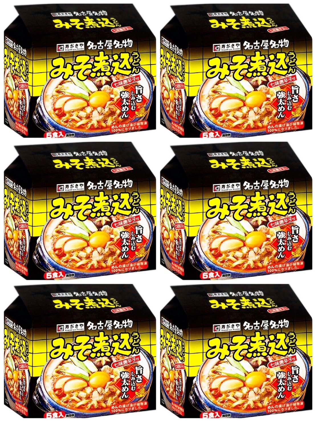 スガキヤ　みそ煮込みうどん 5食入6個セット 名古屋　名物 インスタント麺 味噌煮込み