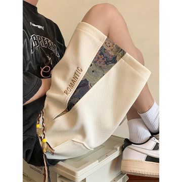 運動短褲男士夏季青年大碼休閑褲衩2025新款潮牌家居寬松五分褲子