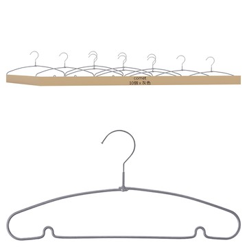 comet 防滑塗層衣架  灰色  10個