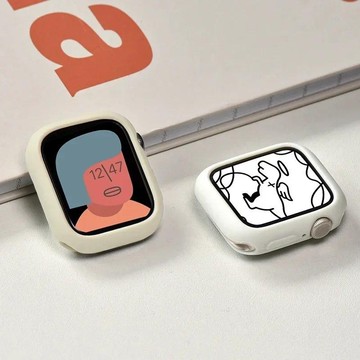 矽膠保險槓外殼保護套兼容 Apple Watch 44mm 40mm 45mm 41mm 38mm iWatch ser