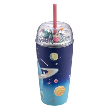 星巴克玉兔星球造景不鏽鋼TOGO冷水杯