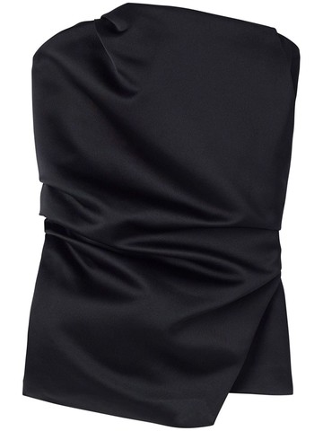 A.L.C. - Nata off-shoulder top - women - Satin - 4 - Black
