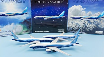 Phoenix 11445 波音原廠 B777-200LR N6066Z 鄭和號 1:400