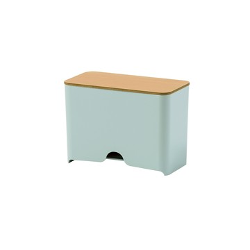 【日本ideaco】原木蓋口罩收納抽取盒白