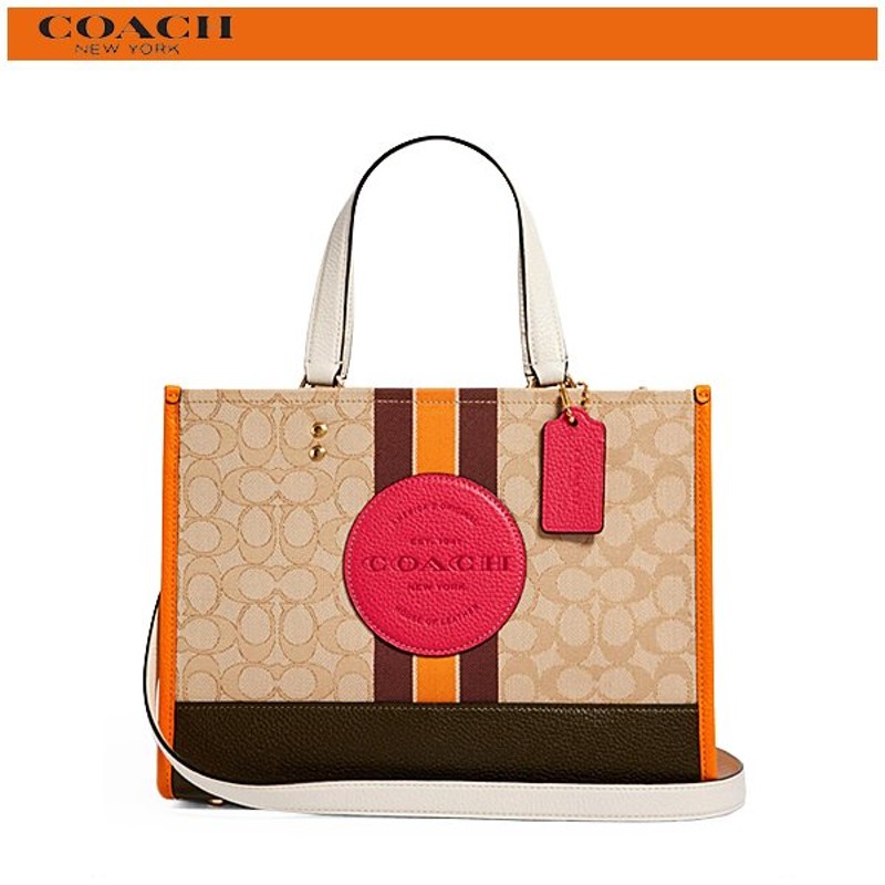 コーチ アウトレット レディース ショルダー 2way バッグ Coach デンプシー キャリオール シグネチャー ストライプ コーチ パッチ 4113 エレクトリックピンク 通販 Lineポイント最大0 5 Get Lineショッピング