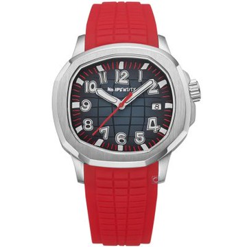 NO IDENTITY 金鸚 紅手雷 機械錶 男錶 女錶 手錶-PP40SS008RD1