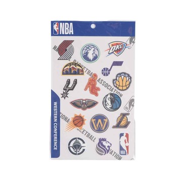 NBA 球隊 布質貼紙 西區