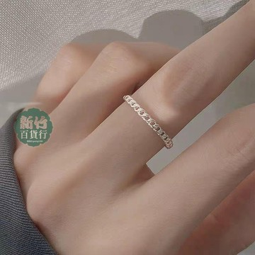 優惠價🎇輕奢小眾設計純銀戒指女ins冷淡風氣質高級感食指閨蜜學生可調節高雅大方簡約清麗