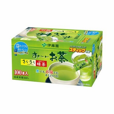 伊藤園 おーいお茶抹茶入さらさら緑茶スティック１００本×３