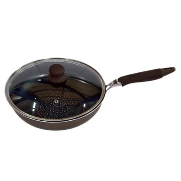 FREIZ 和平 Branano2與IH兼容的帶玻璃蓋的塔梅諾鍋 帶工具  28cm  1個