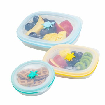 限時優惠【仁舟淨塑】600+900+1200ml_3色品味組_2.0款 | 矽密盒/保鮮盒/微波便當盒/矽膠餐盒