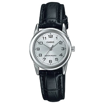 【CASIO】 都會淑女簡約素雅腕錶-白面(LTP-V001L-7B)