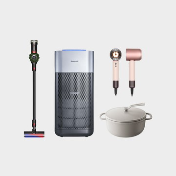 【入厝禮精英超值組】Dyson V8 Cyclone 吸塵器+ HD016 吹風機+Honeywell X620 航太級UVC殺菌清淨機 X3+VERMICULAR 琺瑯鑄鐵鍋OP2 22cm
