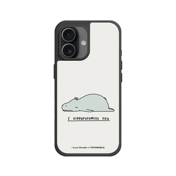iPhone 17 SolidX 黑 - ilovedoodle (Lim Heng Swee) - I Hippopotamiss You 河馬