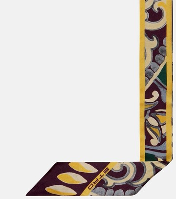 Etro Printed silk twill scarf