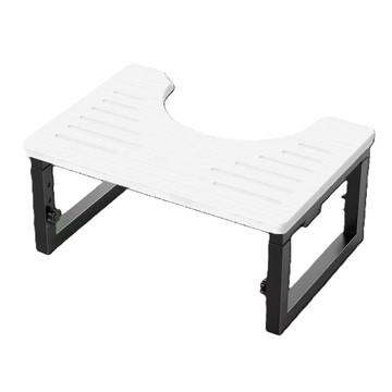 小麥購物 可折疊馬桶凳 L112  40 x 27.5 x 20cm  白色