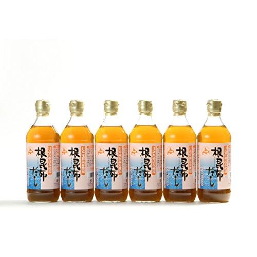 アイビック食品 北海道日高産 根昆布だし 6本セット (500ml×6本)