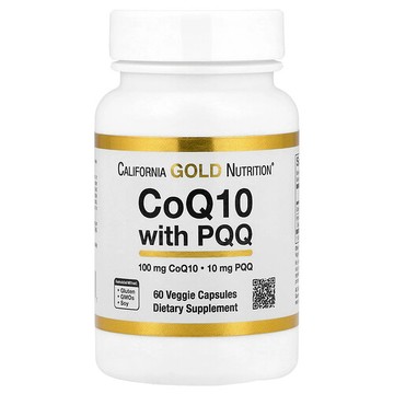 California Gold Nutrition, 含 PQQ 輔酶 Q10，60 粒素食膠囊