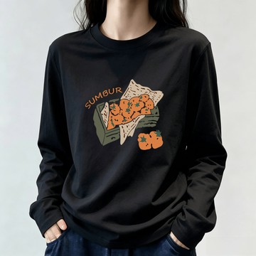免運 【舒適親膚】100%純棉 韓風女裝 寬鬆大學t長袖 oversize 長袖內搭 長t shirt 打底衫 2211