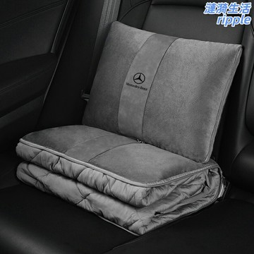 【三合一折疊被】車載抱枕 車用被子 汽車抱枕 摺疊被 腰靠 午睡枕 多功能兩用 後排座椅腰託 奧迪大眾通用 四季出行必備