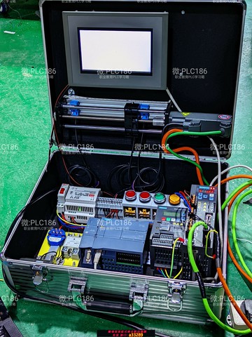 【台灣公司 可開發票】西門子1200PLC學習箱，學習機，自動化培訓，v90伺服驅動器控制