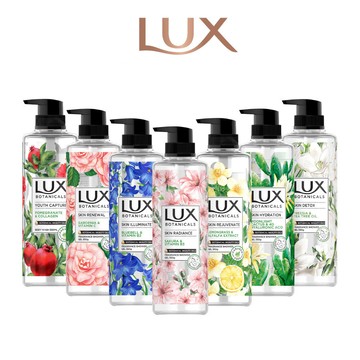 【LUX麗仕】官方直營 植萃精油香氛 沐浴露550g(1入/4入)