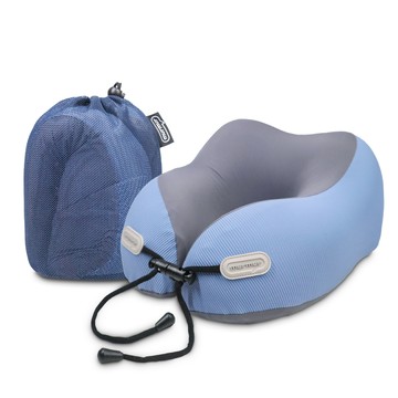 murmur 山丘頸枕（附收納袋）│摺景藍_廠商直送