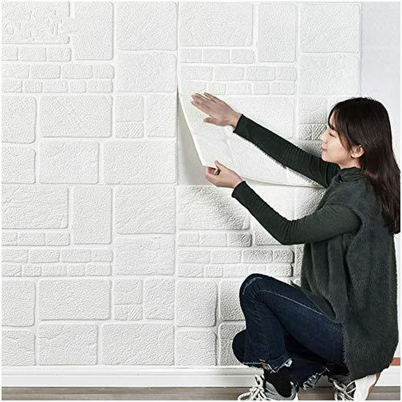 Rain Queen クッションシート 壁紙シール レンガ調 防音シート 防水 壁紙 断熱 クッションブリック 部屋 壁 貼る のり付き おしゃれ 北 通販 Lineポイント最大0 5 Get Lineショッピング