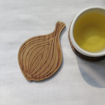 木製杯墊洋蔥