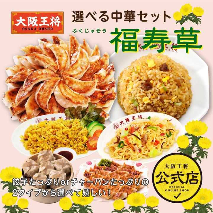 餃子 取り寄せ 大阪王将 今月の選べる中華セット 福寿草 送料無料 (お取り寄せグルメ 冷凍餃子 チャーハン 中華 冷凍食品 点心 通販 炒飯 国産品 (国内製造)