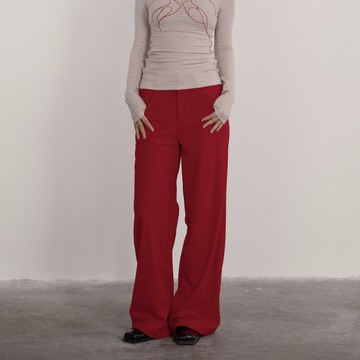 法式復古 / 時髦闊腿褲 / 燈芯絨