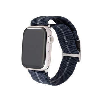 Gramas Apple Watch 44/45/46/49mm 法國海軍大帆布錶帶-海軍藍