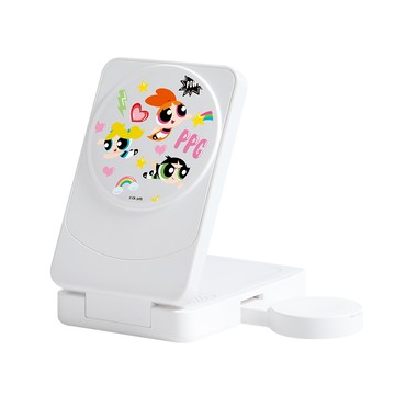 【TOXOXO】飛天小女警｜甜心出任務：22.5W折疊式三合一Qi2磁吸支架無線充電器