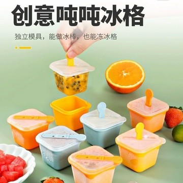 💥臺灣有貨💥免運💥雪糕模具家用冰塊冰棒冰激淩冰格網紅冰糕小冰棍模具冰淇淋分裝盒 AWNW