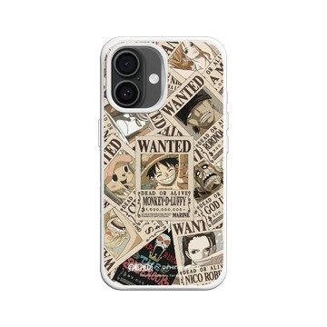 iPhone 16 SolidX 白 - 航海王 One Piece - 懸賞金系列-草帽海賊團
