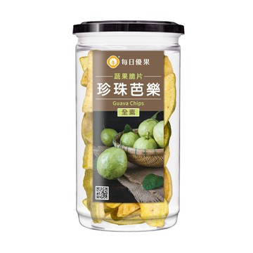 罐裝珍珠芭樂脆片110公克【每日優果】