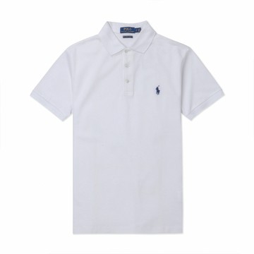 Polo Ralph Lauren RL 熱銷刺繡小馬短袖Polo衫 上衣(彈性纖維)-白色