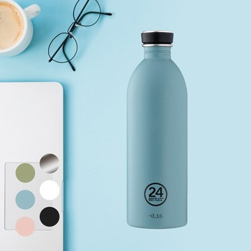 義大利 24Bottles｜輕量冷水瓶 1000ml / 經典系列
