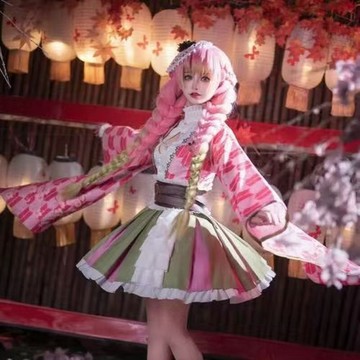 咪咪良品🔥cosplay服裝鬼滅祭甘露寺蜜璃五週年紀念祭二次元動漫衣服女僕裝