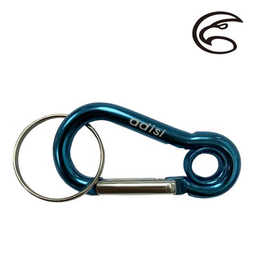 ADISI 5mm新鷄眼登山鈎+雙環【藍色】AS10162